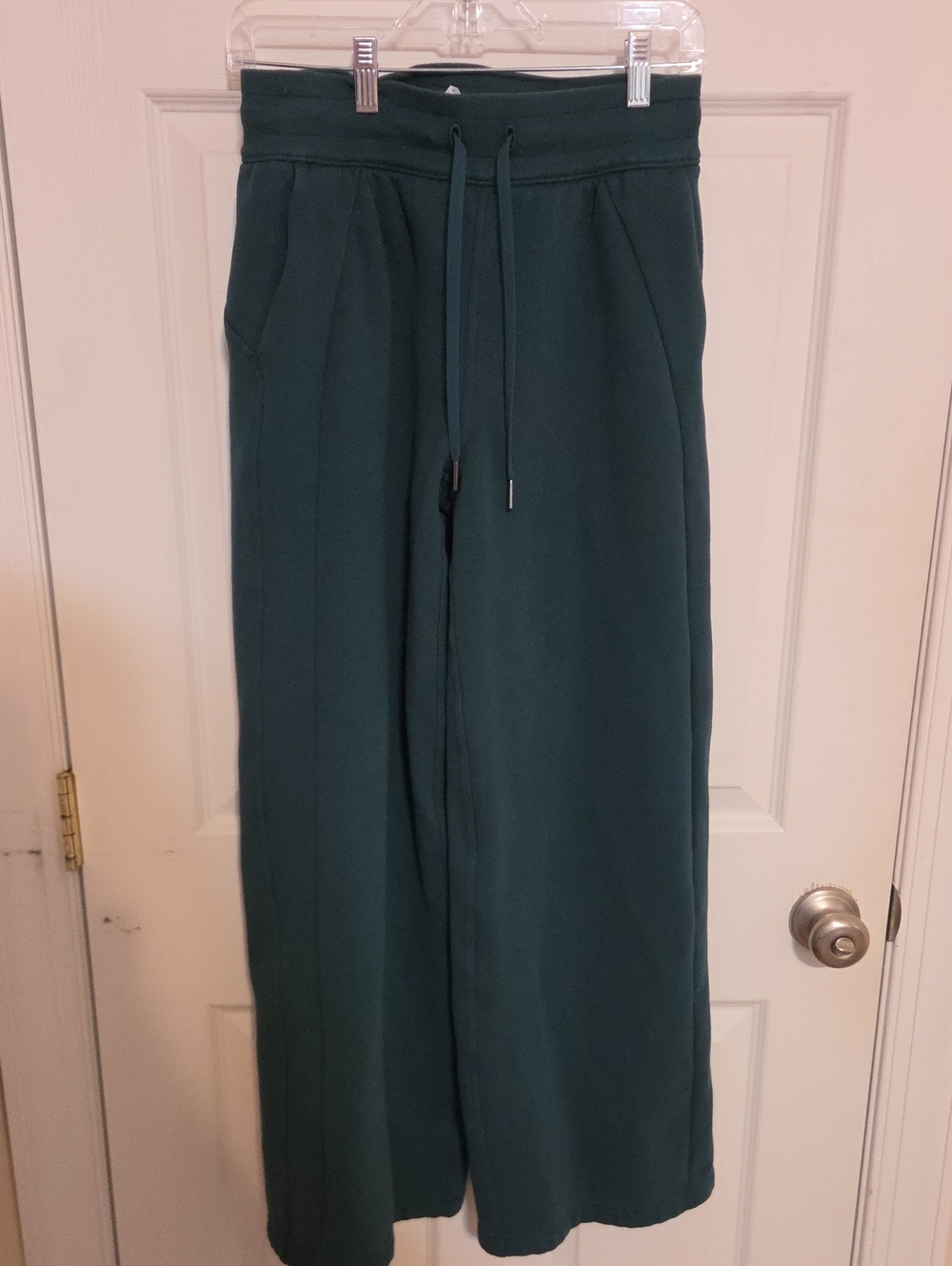 lululemon athletica Dark Teal Wide-Leg Track Pants